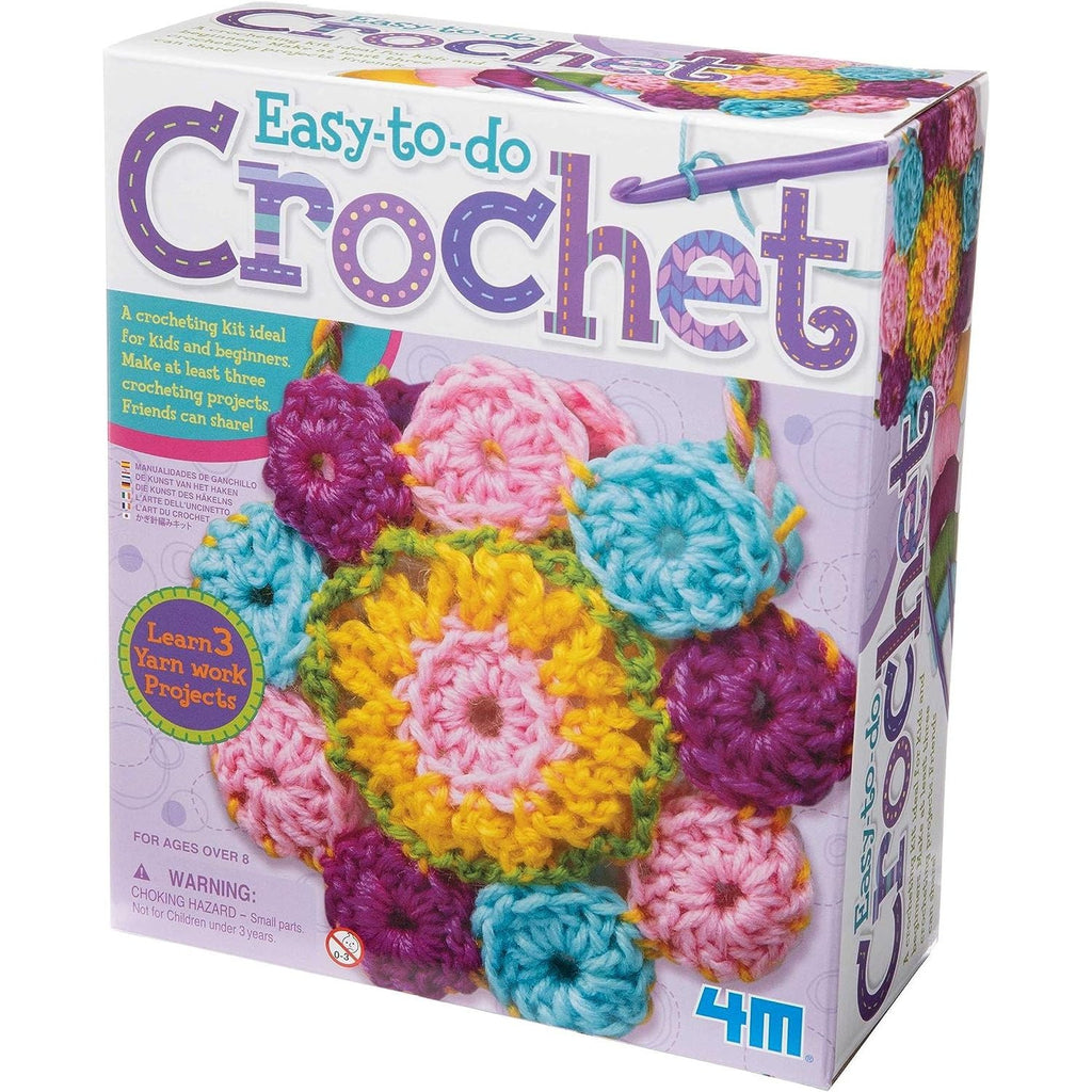 4M Easy To Do Crochet Art Multicolor Age- 5 Years & Above