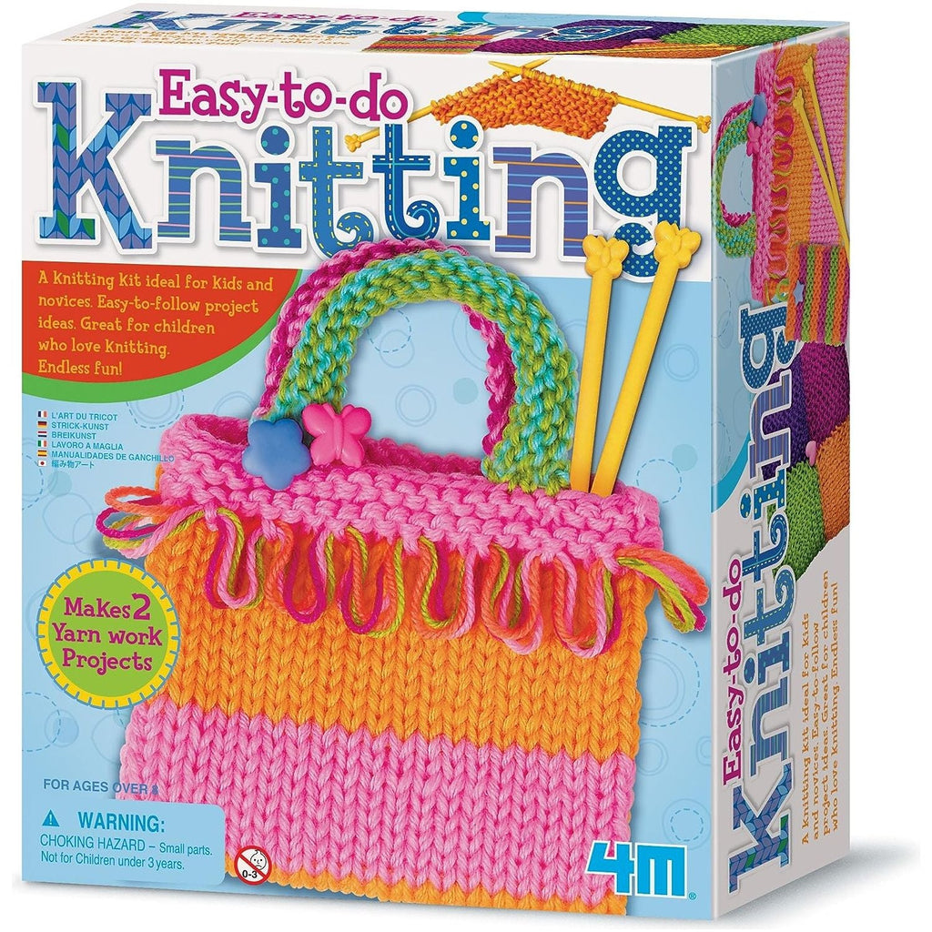 4M Easy To Do Knitting Art Multicolor Age- 5 Years & Above