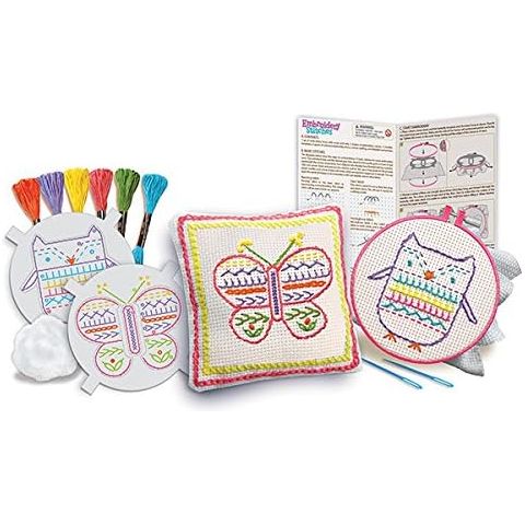 4M Embroidery Stitches Multicolor Age- 5 Years & Above