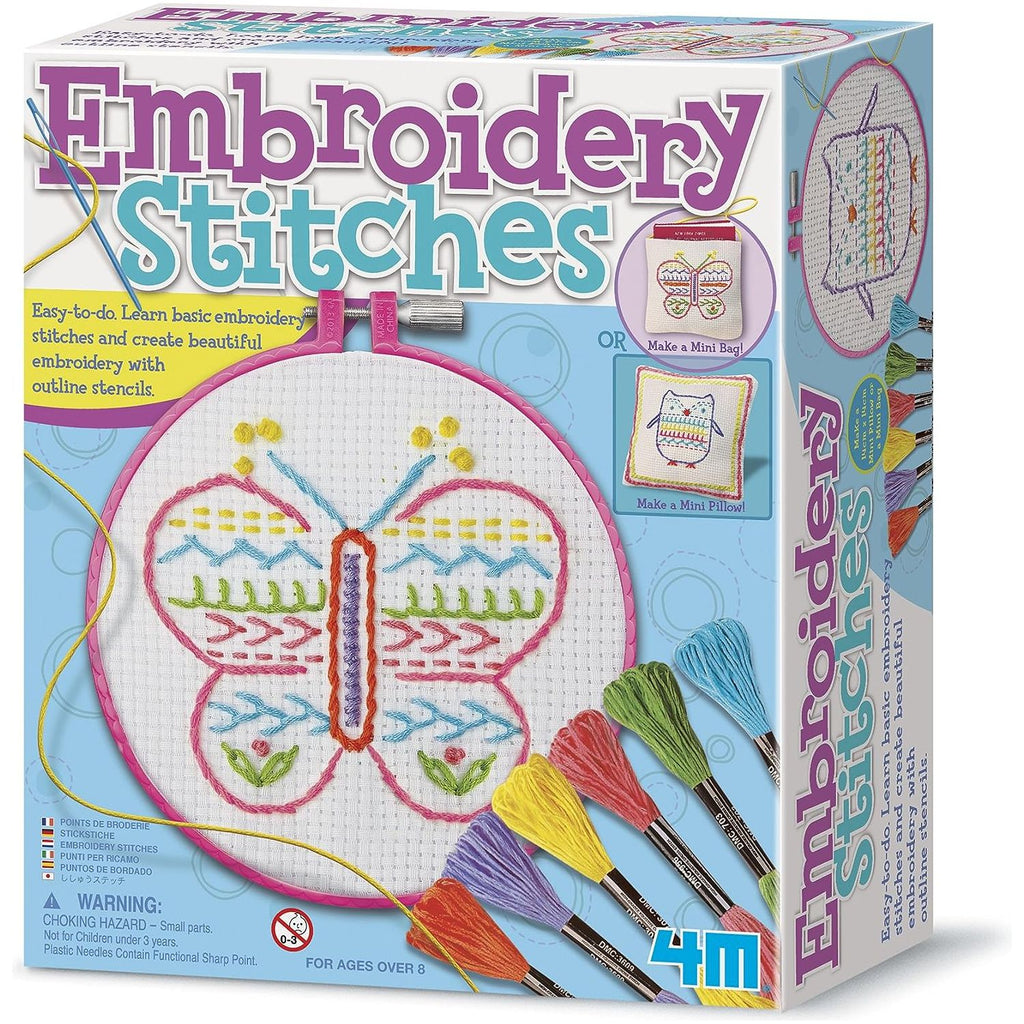 4M Embroidery Stitches Multicolor Age- 5 Years & Above