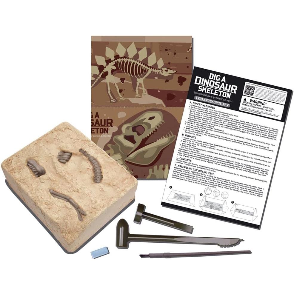 4M Kidz Labs Dig A T-Rex Skeleton Age- 8 Years & Above
