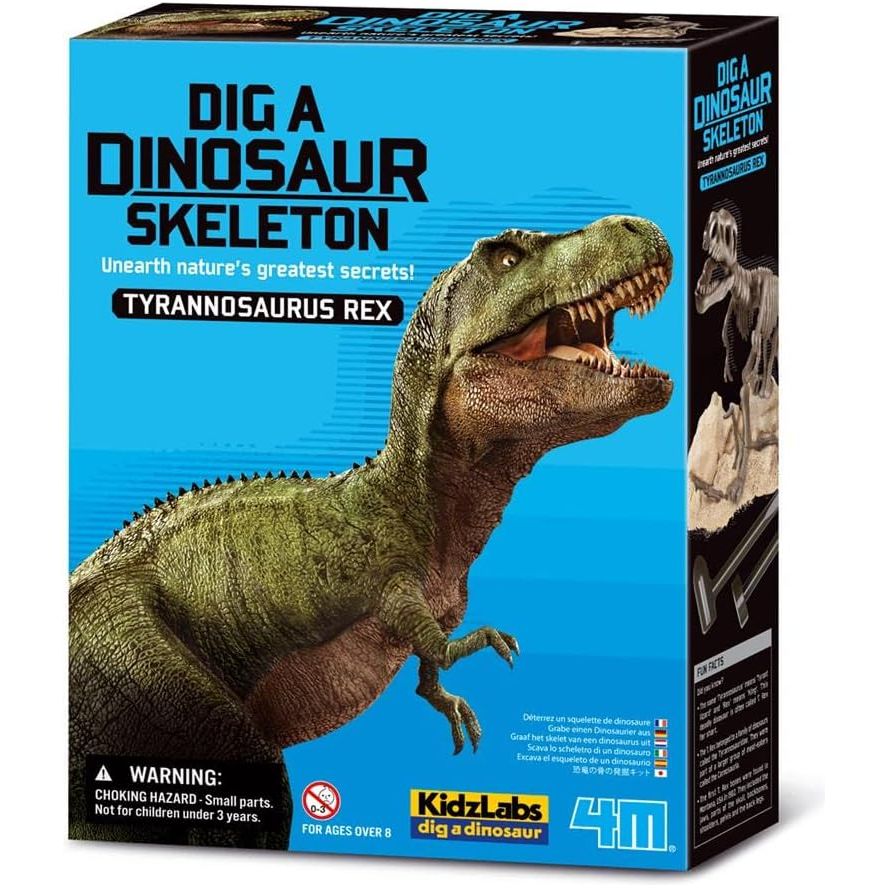 4M Kidz Labs Dig A T-Rex Skeleton Age- 8 Years & Above