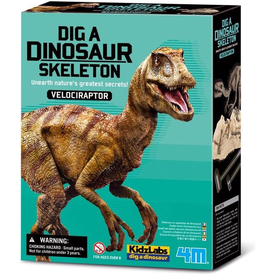 4M Kidz Labs Dig A Velociraptor Learning Toy Age- 8 Years & Above