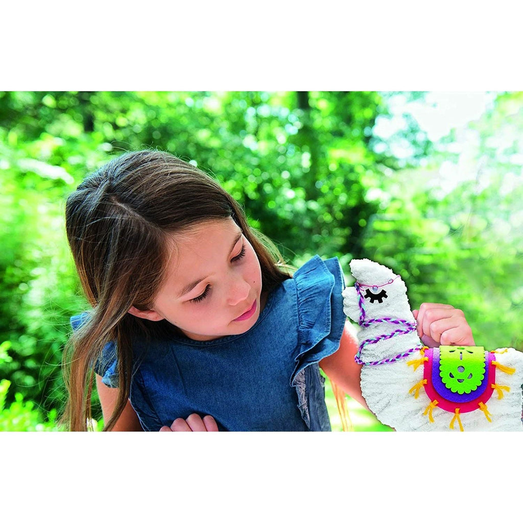 4M Kidzmaker Make Your our Llama Doll Multicolor Age-5 Years & Above