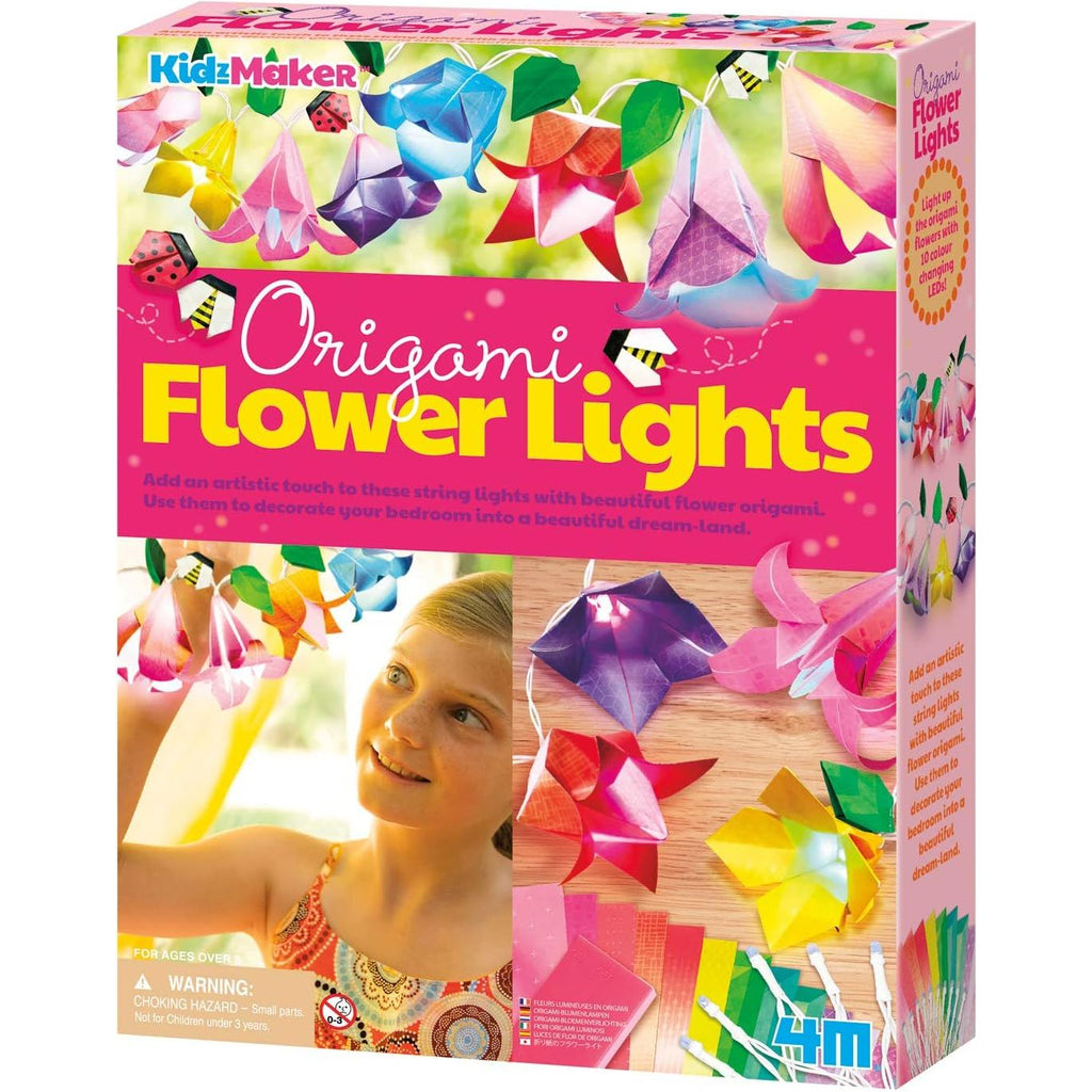 4M Origami Flower Lights Multicolor Age- 5 Years & Above
