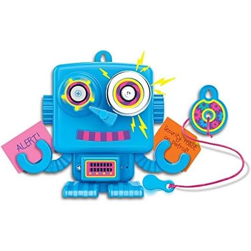 4M Steam Intruder Alarm Robot Blue Age- 8 Years & Above