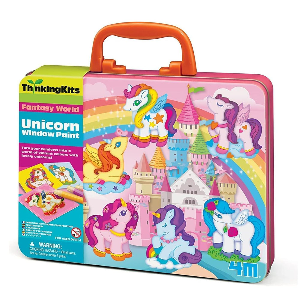 4M Thinking Kits Unicorn Window Paints Age- 4 Years & Above