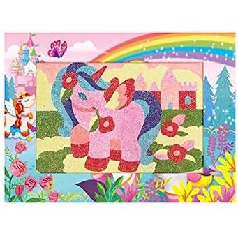 4M Unicorn Glitter Sand Art Age- 5 Years & Above