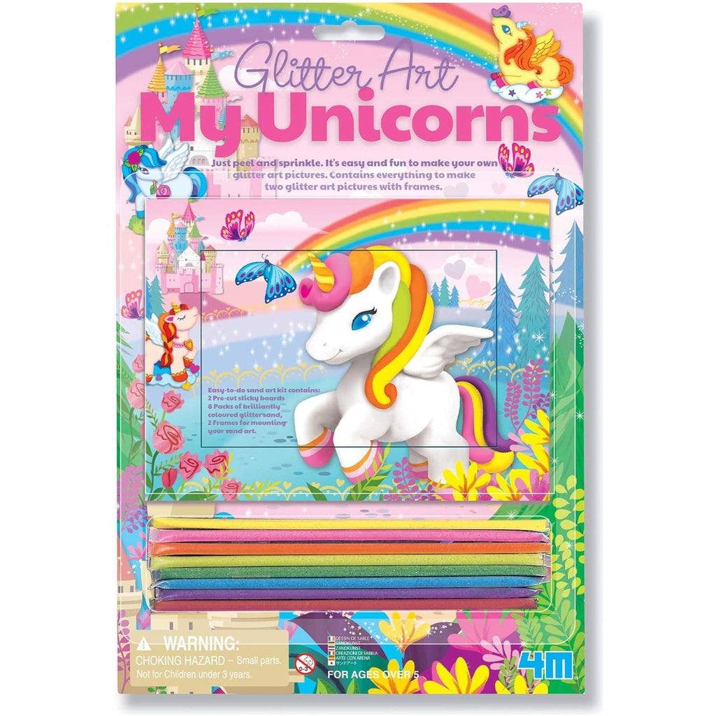 4M Unicorn Glitter Sand Art Age- 5 Years & Above