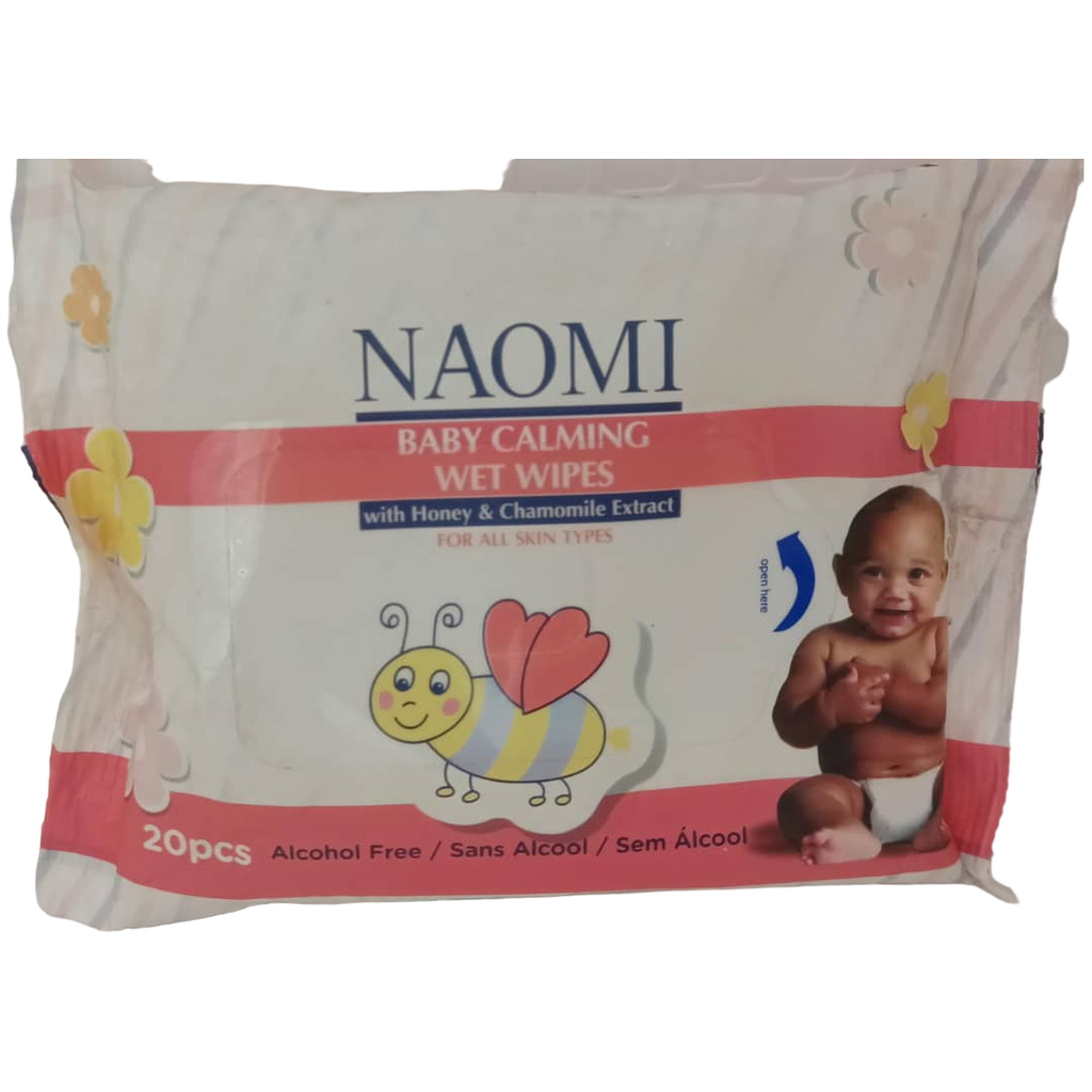 Naomi Baby Calming Baby Wipes 20Pcs