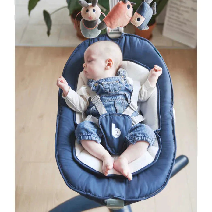 Babymoov One-click Height Baby Bouncer Swoon Air Age- Newborn & Above (Holds upto 9 Kg)