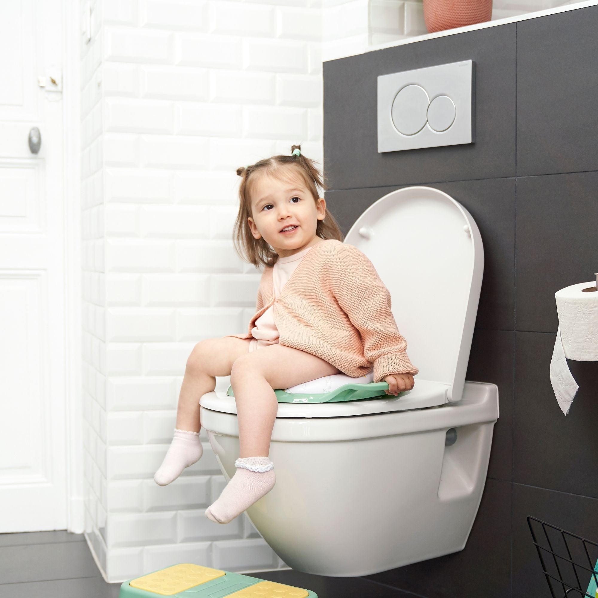 Adaptable Toilette Siège Réducteur WC Enfant Pliable