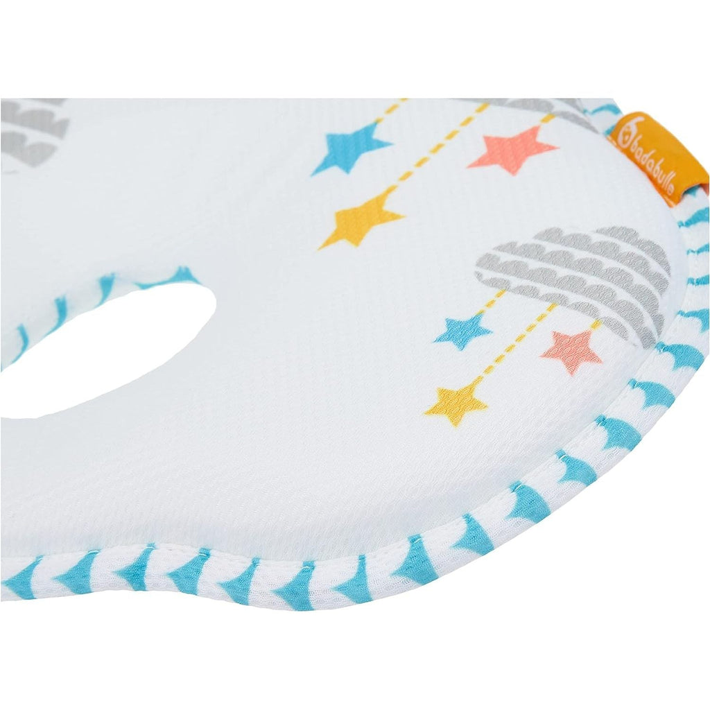 Badabulle Baby Ergonomic Head Support Pillow Merry Cloud White Age- Newborn & Above