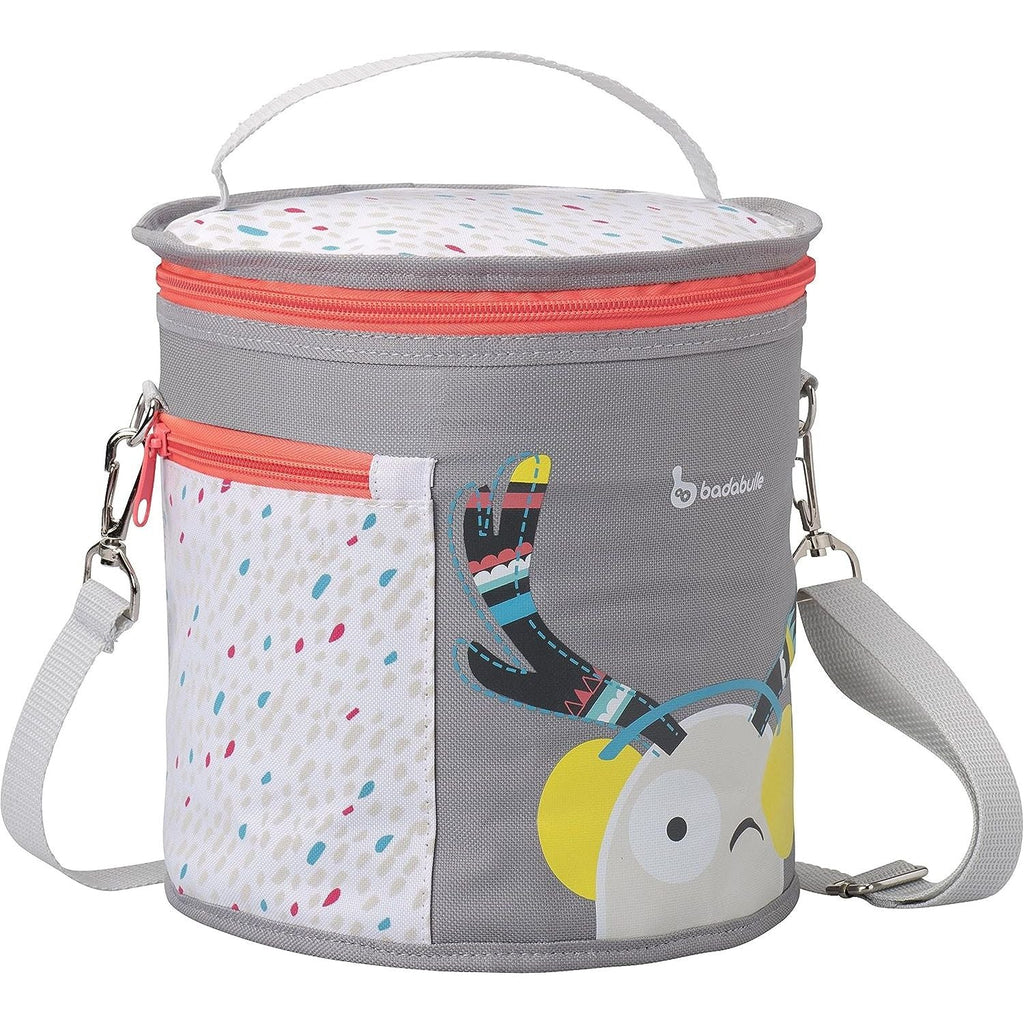 Badabulle Mountain Insulated Lunch Feeding Bag Grey Age-Newborn & Above