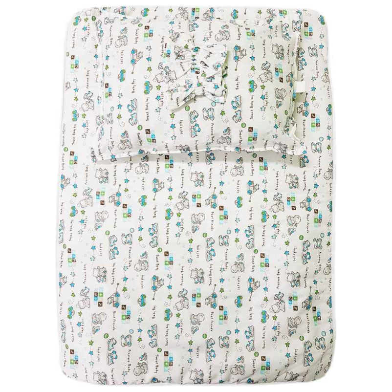 Bebefox Baby Soft Bed Bottom Opening Fibered With Pillow Age- Newborn & Above
