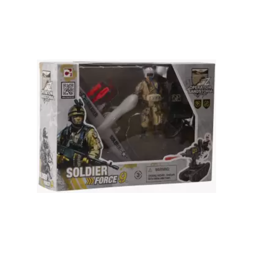 Chap me Soldier Force 9 Dawn Raid Playset(540050) Age-5 Years & Above