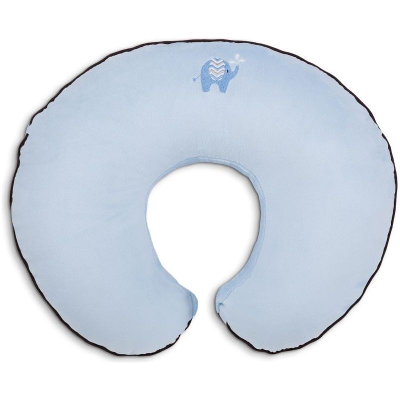 Chicco Boppy Baby Elephant Maternity Nursing Pillow Blue Peekaboo