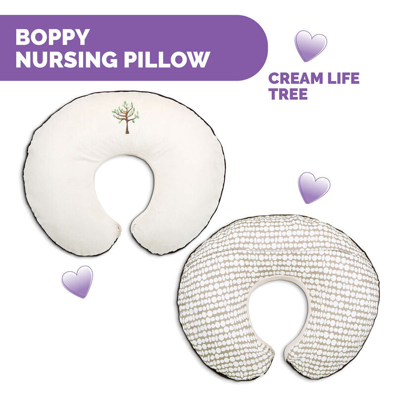 Chicco Boppy Baby Maternity & Nursing Pillow Cream Life Tree