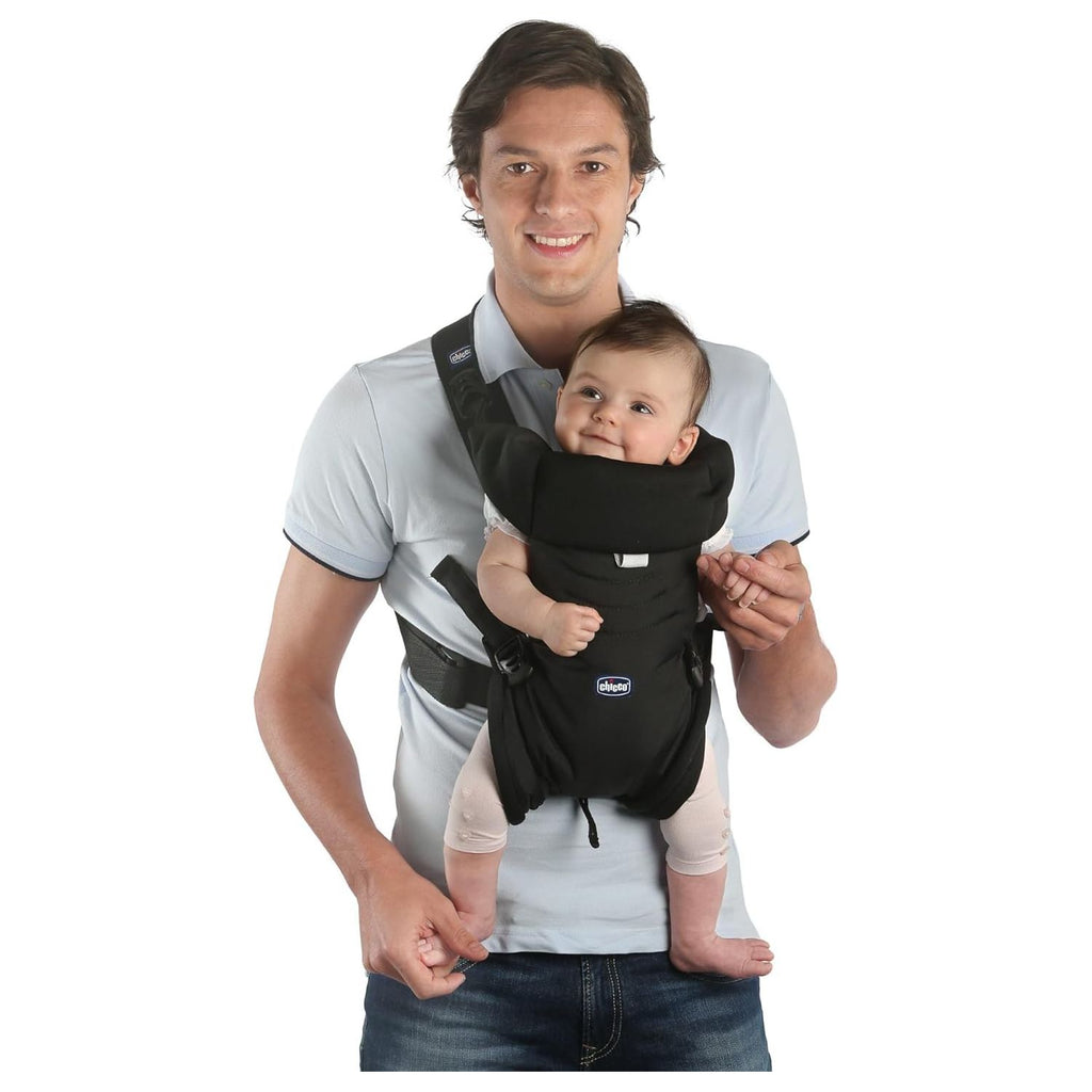 Chicco Easy Fit Baby Carrier with 2 Carry Positions Black Age- Newborn & Above (Holds upto 9kgs)