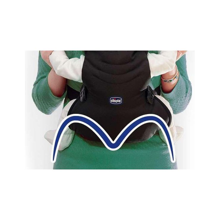 Chicco Easy Fit Baby Carrier with 2 Carry Positions Black Age- Newborn & Above (Holds upto 9kgs)