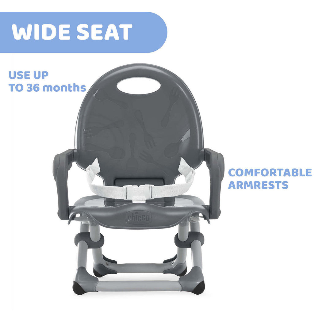 Chicco Pocket Snack Compact Booster Highchair Pink Age 6 Months & Above