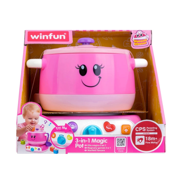 Clementoni 3-In-1 Magic Pot(00762G) Age- 18 Months & Above