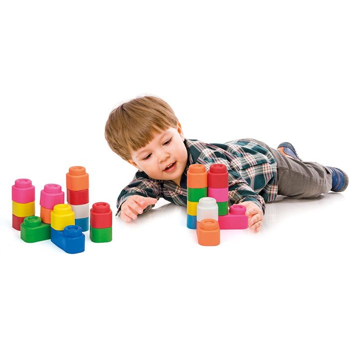Clementoni Clemmy - 24 Soft Blocks Set (Int)(14707) Age-5 Years & Above
