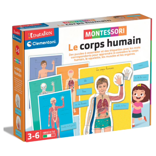 Clementoni Montessori Corp Umano(Fr)(52611) Age-5 Years & Above