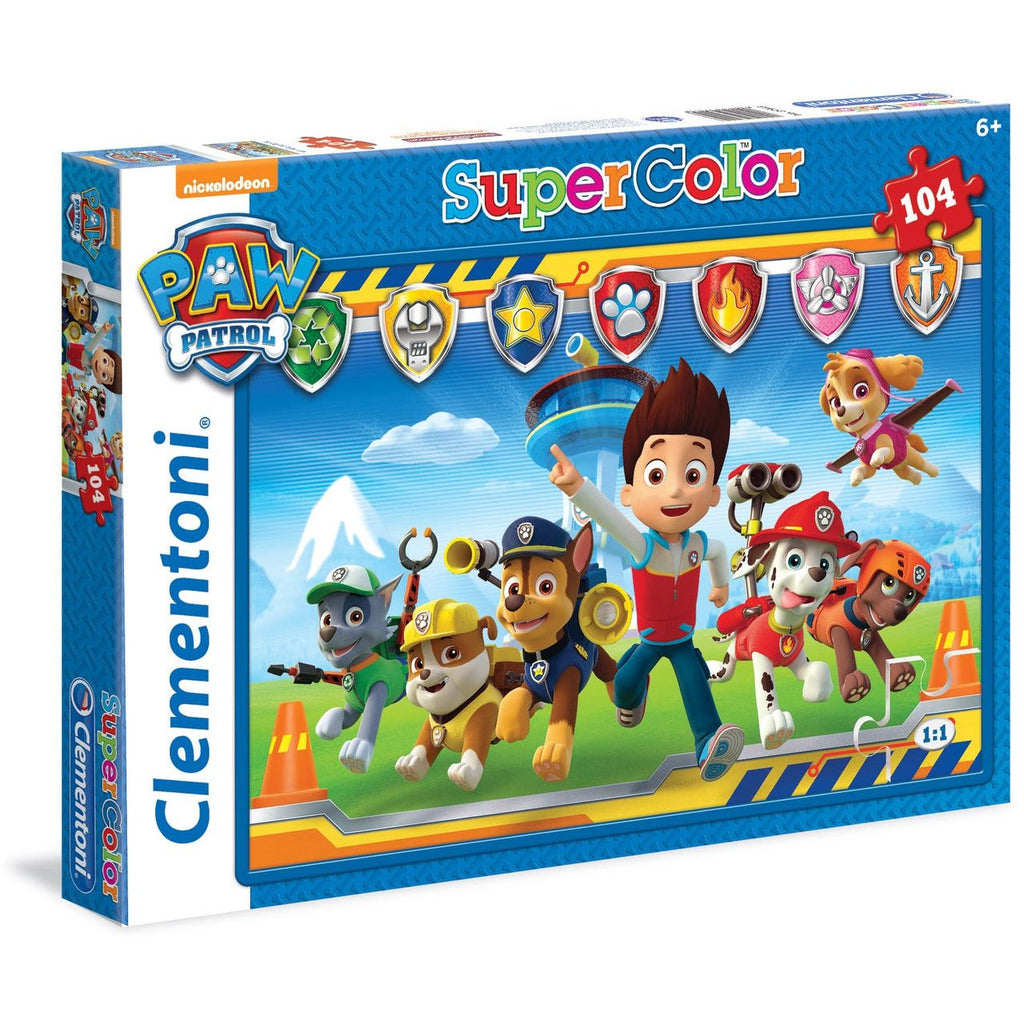 Clementoni Paw Patrol Kids Puzzle with 104 Pieces Multicolor Age- 6 Years & Above