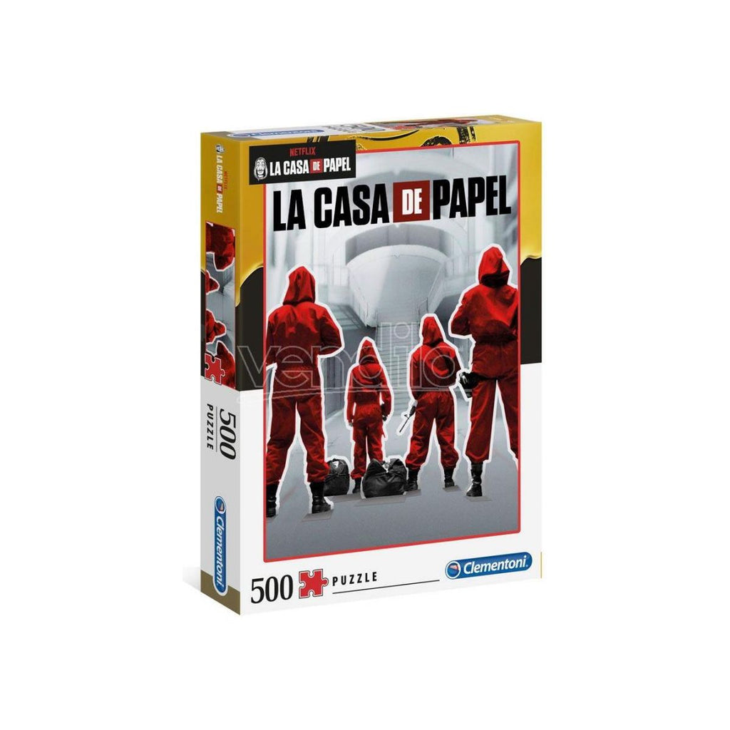 Clementoni Puzzle Netflix La Casa De Papel The Money Heist 500 Pcs 1220-35084 Age- 8 Years & Above
 