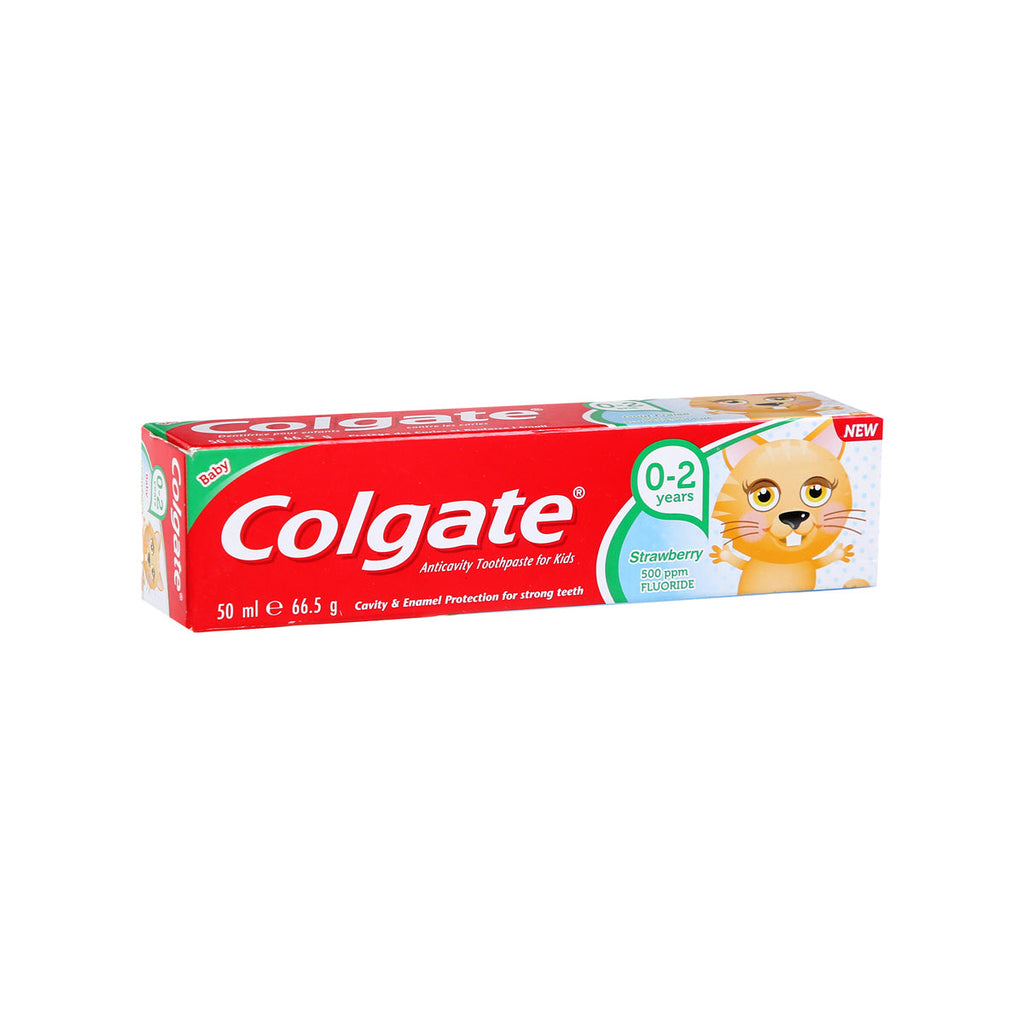 Colgate Kids Strawberry Tooth Paste 50 Ml Age- Newborn to 2 Years
