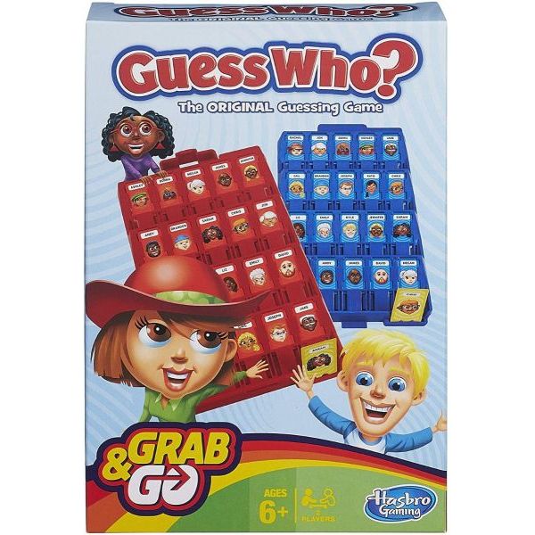 Connect 4 Guess Who Grab And Go Board Game Assorted Age- 6 Years & Above