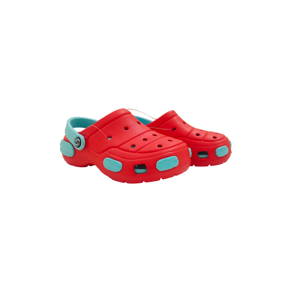 Crocs Kids Shoes Red/Mint Green Age- 12 Months & Above