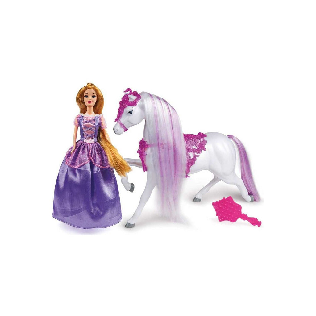 Giachi Princess Rapunzel 30Cm Con Cavallo(Gg02952E) Age- 18 Months & Above