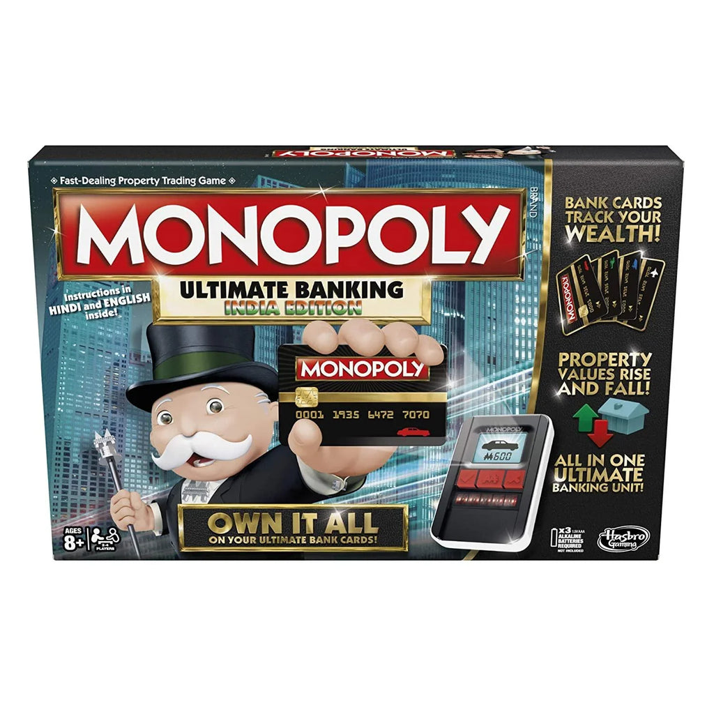 Hasbro Monopoly Ultimate Banking Board Game  Age- 8 Years & Above