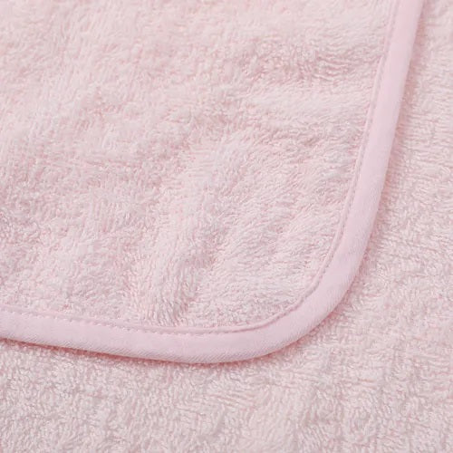 Motherschoice Supersoft Baby Cotton Embroidery Hooded Towel (76 x 76 cm) Pink IT4580 Age- Newborn & Above