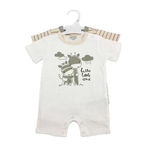 Motherschoice Baby Boys Short Sleeves Romper Pack of 2 IT9609