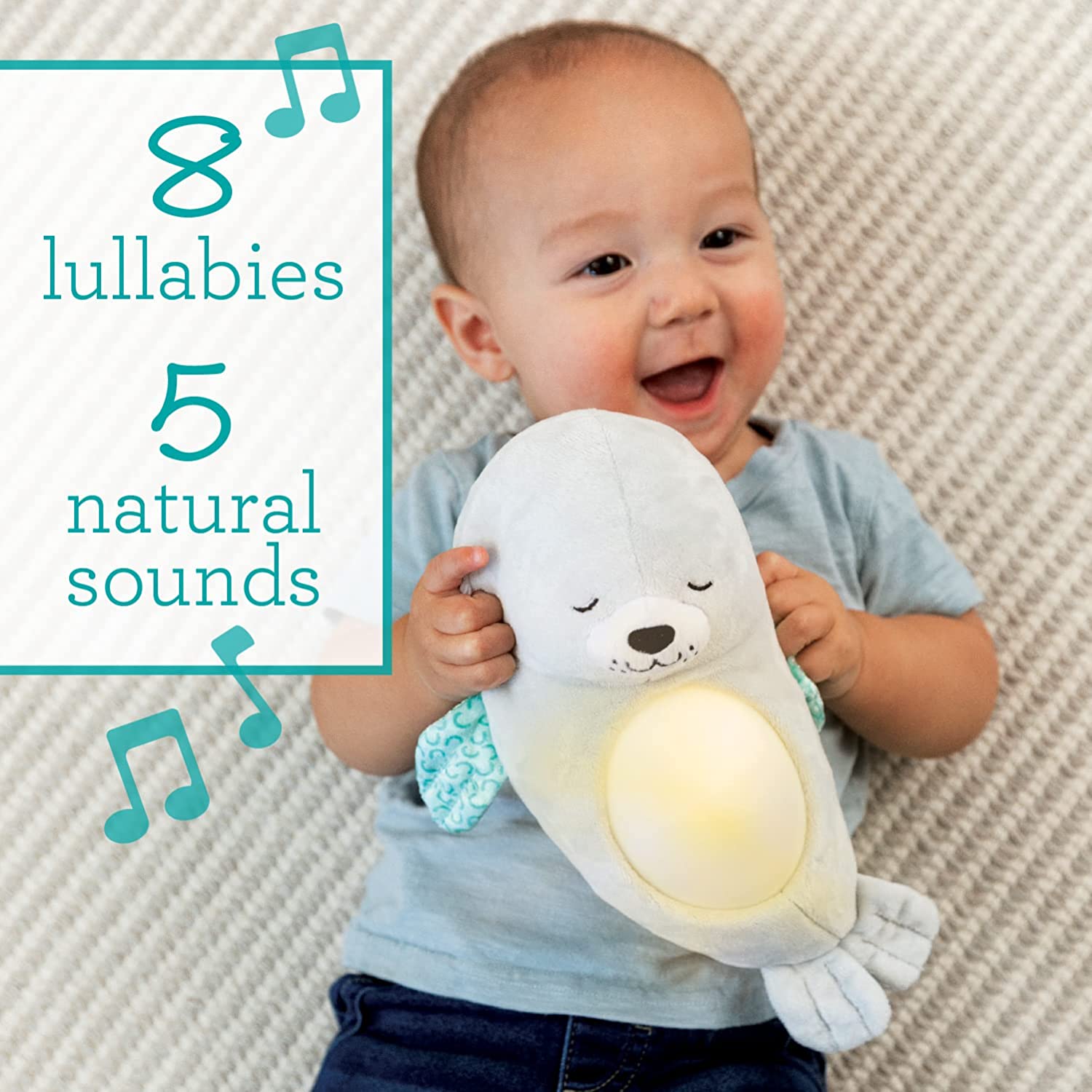 Infantino 3-in-1 Sounds & Lights Soothing Pal Multicolor Age- Newborn & Above