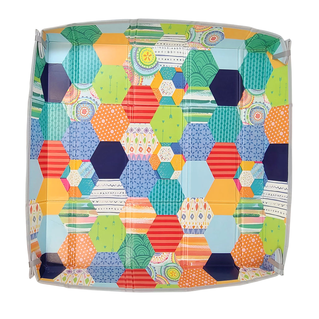 Infantino Foldable Soft Foam Mat Multicolor Age 773554130171 Peekaboo