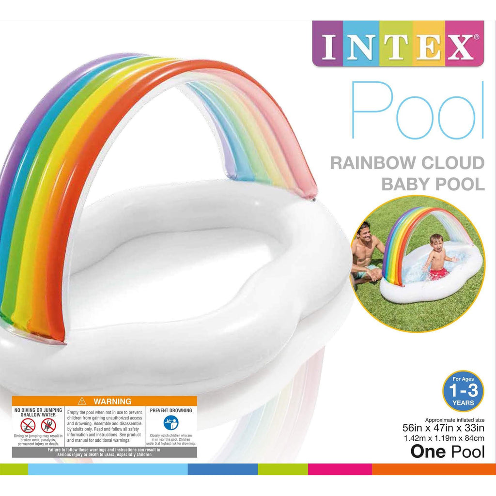 Intex Rainbow Cloud Baby Pool Age 1-3