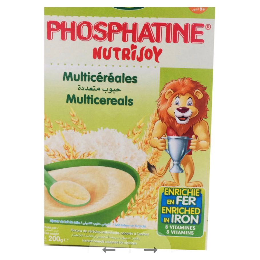 Lait Bledina Phosphatine Multicereals 6M+ 200Gm