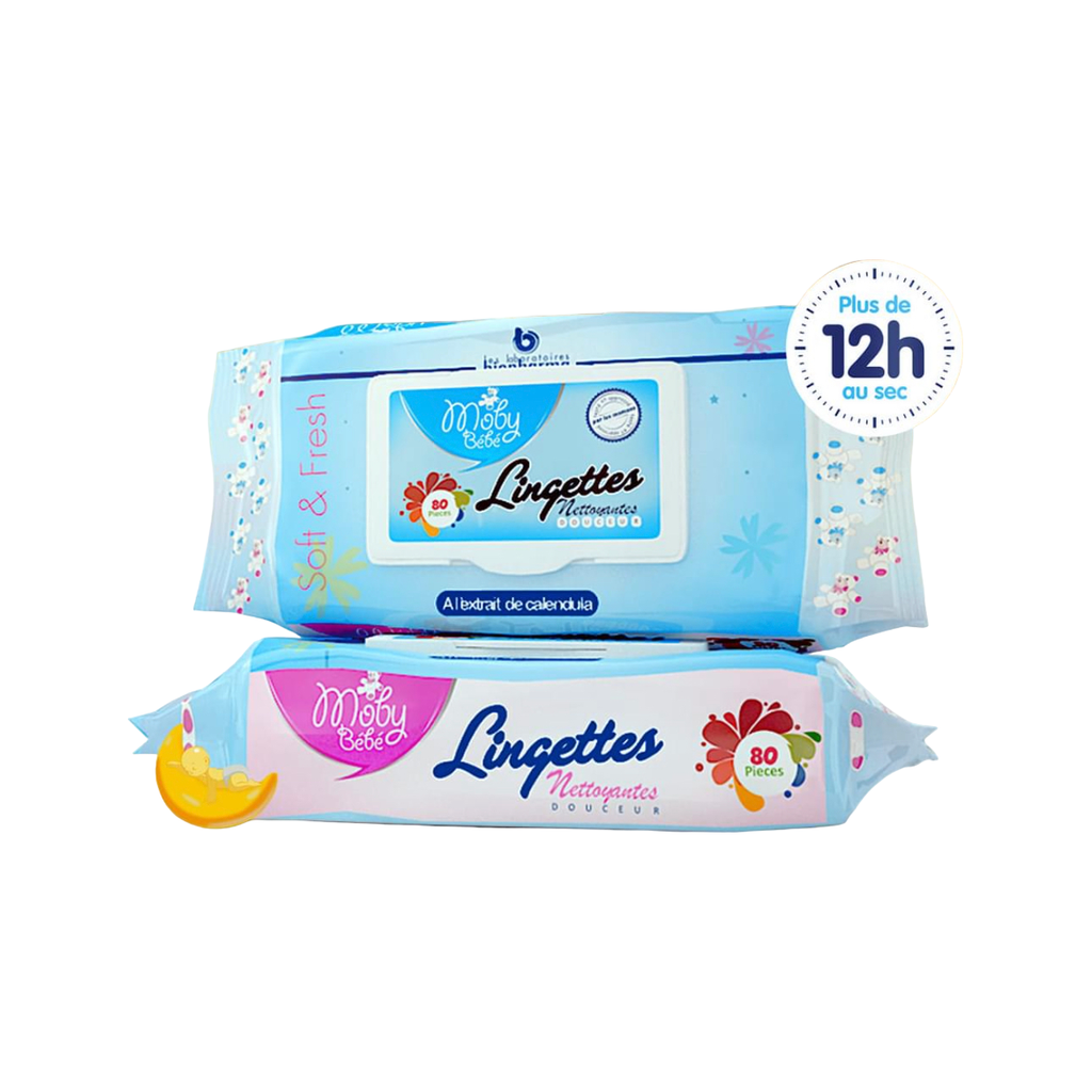 Lingettes Moby Bebe Douceur 30Pcs