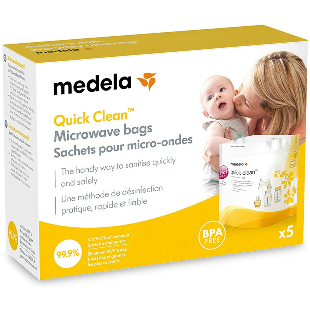 Medela Quick Clean Microwave Bag 5 Pack