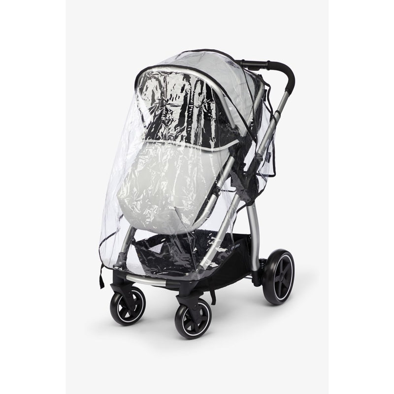 Mothercare Journey 4 Wheel Pushchair Stroller Glacier Grey Age- Newborn & Above (Holds upto 15 kgs)