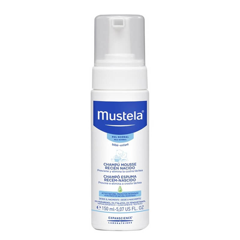 Mustela Baby Foam Mousse Shampoo 150ml Age- Newborn & Above
