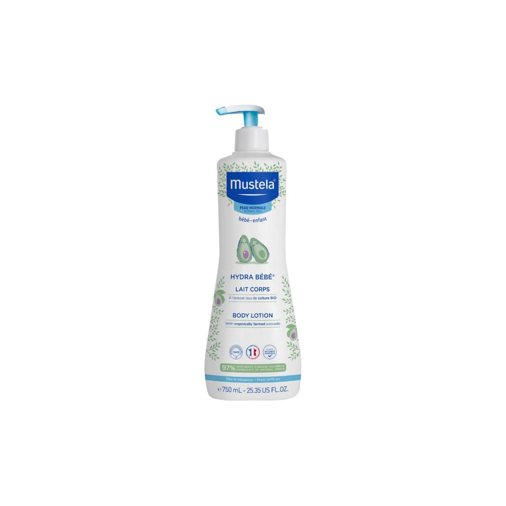 Mustela Hydra BÃ©bÃ© Body Milk Lotion 750Ml Age- Newborn & Above