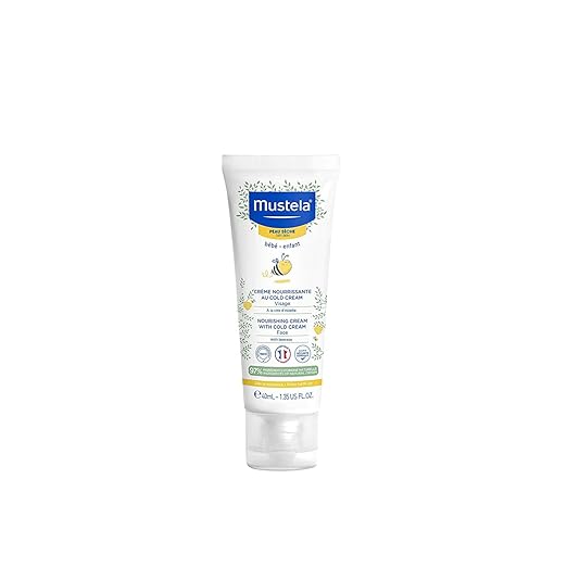 Mustela Nourishing Face Cold Cream For Dry Skin 400Ml Age- Newborn & Above