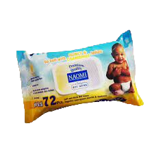 Naomi Baby Honey&Chamomile Baby Wipes 72Pcs