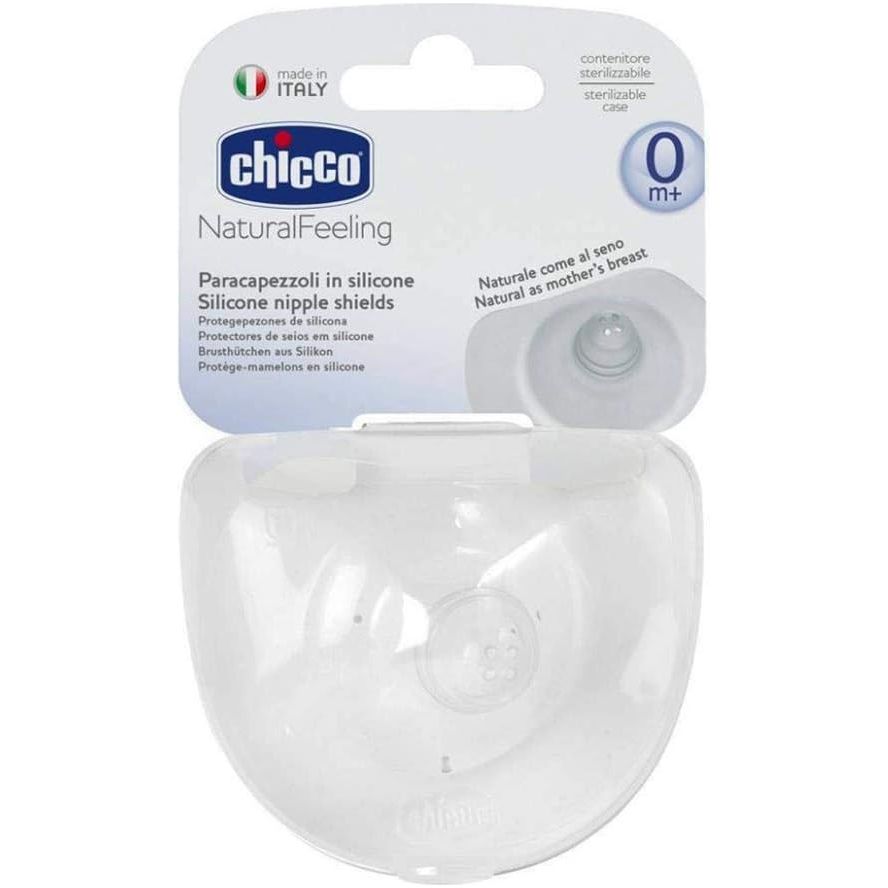 Nippal Bebe Chicco Shields Silicone 0M+ 2Pc