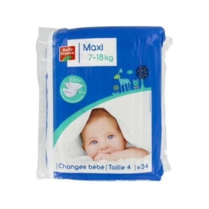 Pampers Belle France Maxi 7-18 Kg 34Pcs